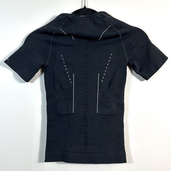 Falke Black Impulse Running Compression T-Shirt Women Falke Size 2 or U.S. Small - Picture 3 of 9